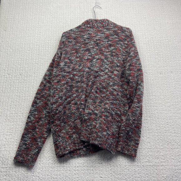 Woolrich Button Up Sweater Black / Red Women Size 2XL Wool Blend 9641 Cozy Knit - Picture 9 of 12